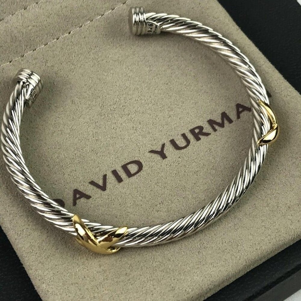 David Yurman Sterling Silver Cable Bracelet 5mm
